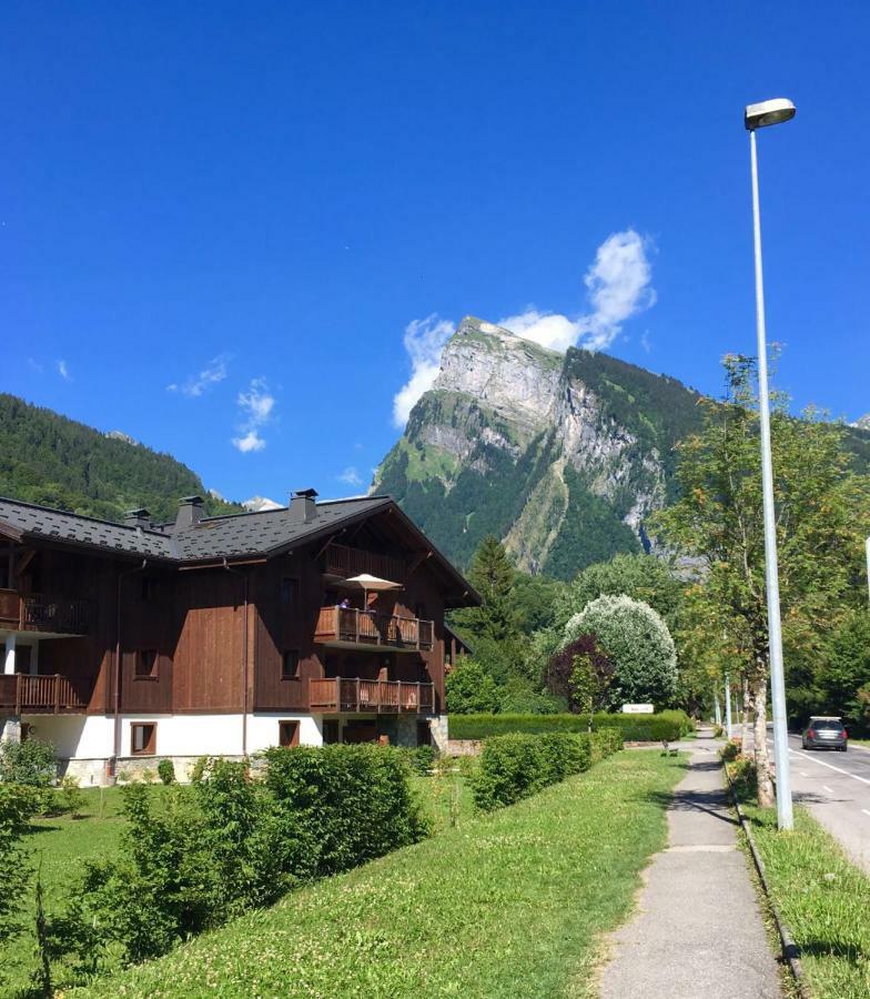 Apartament Le Coeur Tartan Samoëns Zewnętrze zdjęcie