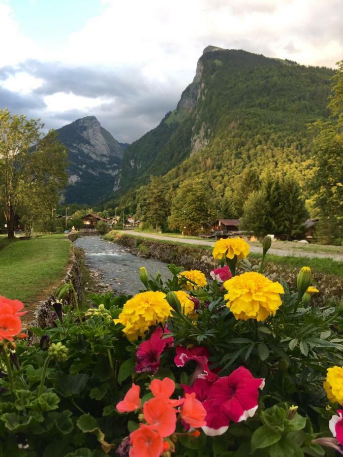 Apartament Le Coeur Tartan Samoëns Zewnętrze zdjęcie