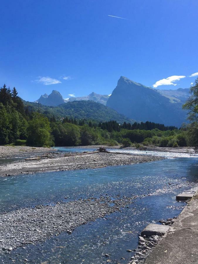 Apartament Le Coeur Tartan Samoëns Zewnętrze zdjęcie