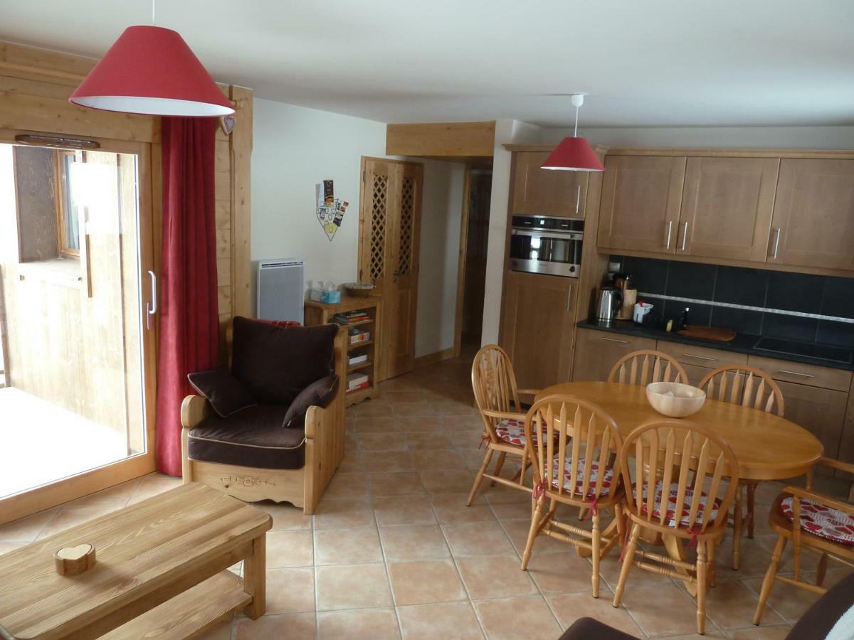 Apartament Le Coeur Tartan Samoëns Zewnętrze zdjęcie